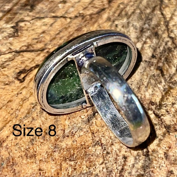 Saualpite Ruby Zoisite Statement Ring Size 8 - Picture 5 of 14